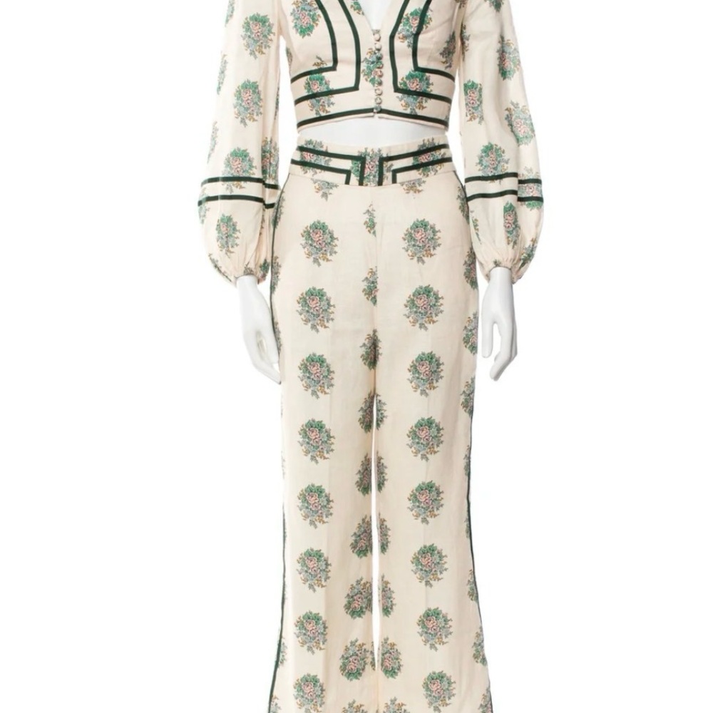 Zimmermann Linen Floral Set O